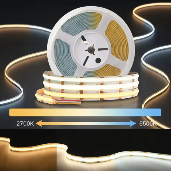 Dual-Color Temp COB Strip