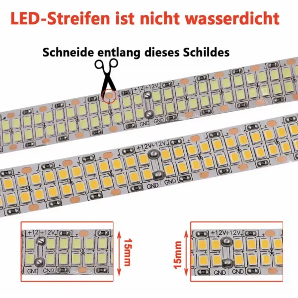 480 Ledsm Double Row Strip