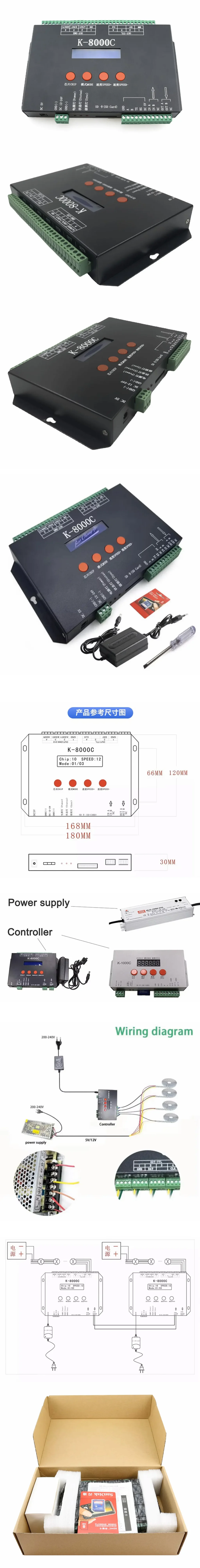 Led -contronel k-8000C-details
