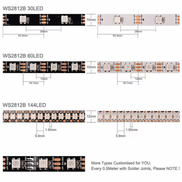 Magic SPI Pixel RGB LED Strip | High Voltage Strip Series