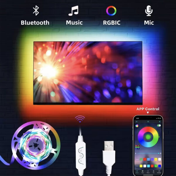Magic TV Backlight RGB IC Strip | High Voltage Strip Series