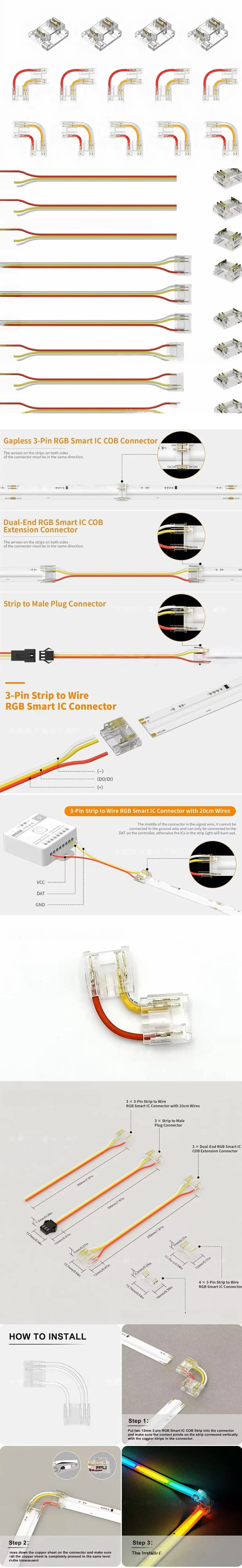 Solder-free-COB-Connector-details