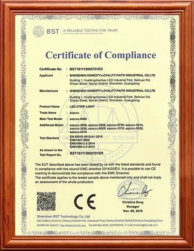 ce-certificate-shenzhen-faith-lighting
