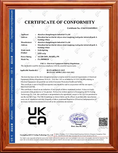 ce-certificate-shenzhen-faith-lighting